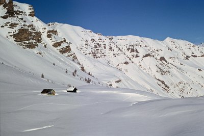 Refuge de Gialorgues en hiver