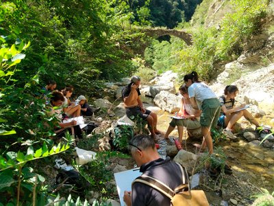 Été culturel : ateliers artistiques avec Ambre Gaude au cœur du Mercantour_Tende