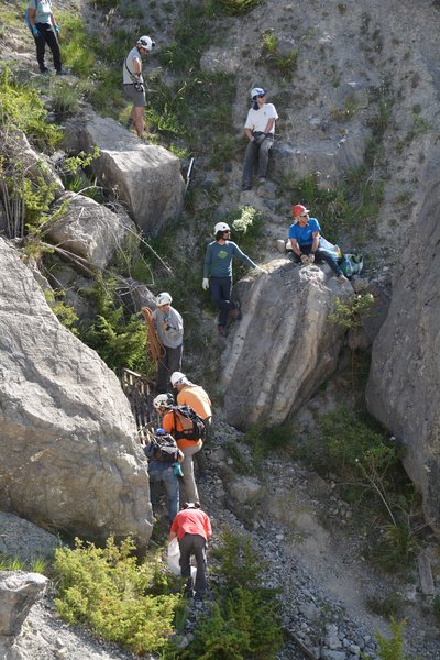 Opération de nettoyage de l'Ubayette_Val d'Oronaye