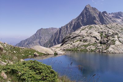 Il lago soprano della Sella