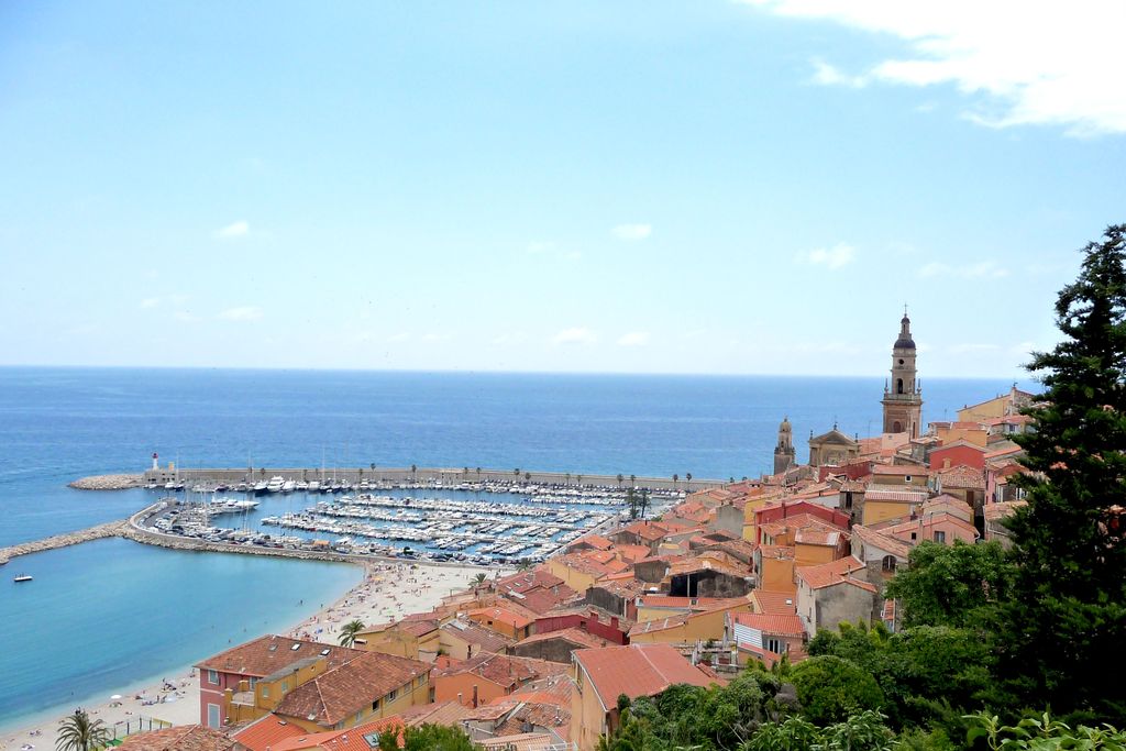 Randonnée au départ de Menton, vieille ville.