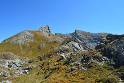 Cime de l'Armusse et Punta Marguareis du Passo Scarasson