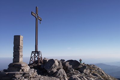 La croce in vetta al Mongioie